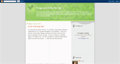 Desktop Screenshot of frogsandfrillsforme.blogspot.com