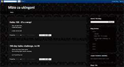 Desktop Screenshot of mbio-za-ukingoni.blogspot.com