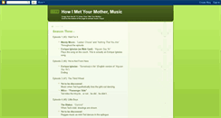 Desktop Screenshot of howimetyourmothermusic.blogspot.com