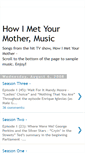 Mobile Screenshot of howimetyourmothermusic.blogspot.com