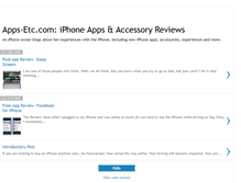 Tablet Screenshot of iphoneappsetc.blogspot.com
