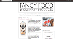 Desktop Screenshot of fancyfoodmagazine.blogspot.com