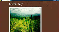 Desktop Screenshot of danica-lifeinitaly.blogspot.com