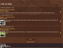 Tablet Screenshot of danica-lifeinitaly.blogspot.com