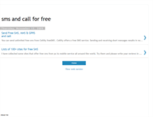 Tablet Screenshot of call-sms2all.blogspot.com
