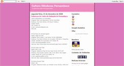 Desktop Screenshot of culturaolindense.blogspot.com