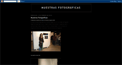 Desktop Screenshot of muestrasfotograficasregistrarte.blogspot.com