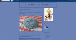 Desktop Screenshot of cashmereandcigarettes.blogspot.com