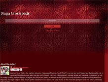 Tablet Screenshot of naijacrossroads.blogspot.com