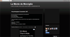 Desktop Screenshot of morcigliomind.blogspot.com