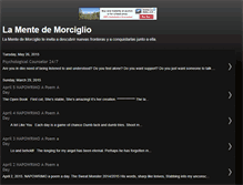 Tablet Screenshot of morcigliomind.blogspot.com
