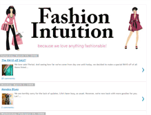 Tablet Screenshot of fashion-intuition.blogspot.com