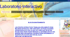 Desktop Screenshot of laboratoriointeractivo.blogspot.com