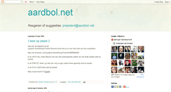 Desktop Screenshot of aardbol.blogspot.com