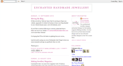 Desktop Screenshot of enchanted-jewellery.blogspot.com