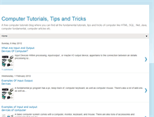 Tablet Screenshot of computertechtuts.blogspot.com