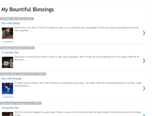 Tablet Screenshot of mybountifulblessings.blogspot.com