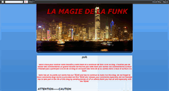 Desktop Screenshot of lamagiedelafunk.blogspot.com
