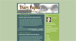 Desktop Screenshot of papuandiary.blogspot.com