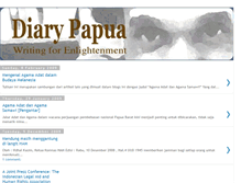 Tablet Screenshot of papuandiary.blogspot.com