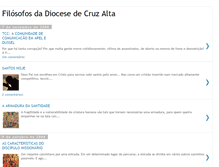 Tablet Screenshot of filosofosdadiocesedecruzalta.blogspot.com