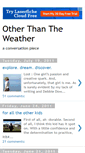 Mobile Screenshot of otherthantheweather.blogspot.com