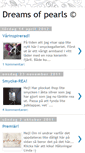Mobile Screenshot of dreamsofpearls.blogspot.com