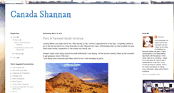 Desktop Screenshot of canadashannan.blogspot.com