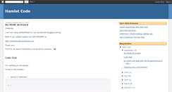 Desktop Screenshot of hamletcode.blogspot.com