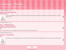 Tablet Screenshot of jobowtique-tutorial.blogspot.com