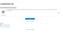 Tablet Screenshot of car-landwind.blogspot.com