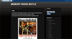 Desktop Screenshot of memoryradio-boyle.blogspot.com