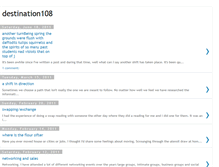 Tablet Screenshot of destination108.blogspot.com