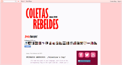 Desktop Screenshot of coletas-rebeldes.blogspot.com