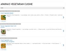 Tablet Screenshot of aparnacooks.blogspot.com