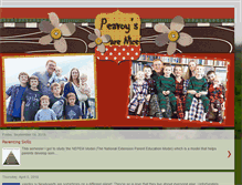 Tablet Screenshot of peavoyfamily.blogspot.com