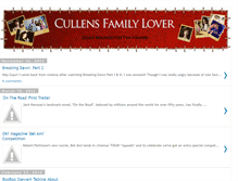 Tablet Screenshot of cullens-family-lover.blogspot.com