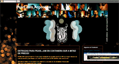 Desktop Screenshot of pearljamargentinafans.blogspot.com