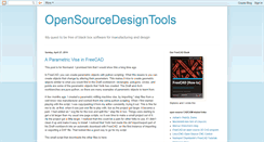 Desktop Screenshot of opensourcedesigntools.blogspot.com