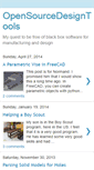 Mobile Screenshot of opensourcedesigntools.blogspot.com