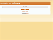 Tablet Screenshot of annahelenaszymborska.blogspot.com