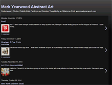 Tablet Screenshot of markyearwood.blogspot.com