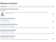 Tablet Screenshot of bibliotecaeuforion.blogspot.com