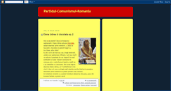 Desktop Screenshot of partidul-comunismul-romania.blogspot.com