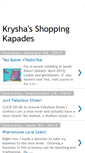 Mobile Screenshot of kryshasshoppingkapades.blogspot.com