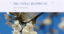 Desktop Screenshot of akumahubicaraini.blogspot.com