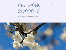 Tablet Screenshot of akumahubicaraini.blogspot.com