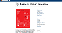 Desktop Screenshot of hasbeendesign.blogspot.com