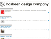 Tablet Screenshot of hasbeendesign.blogspot.com