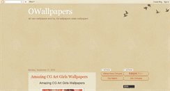 Desktop Screenshot of owallpapers.blogspot.com